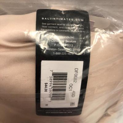 *NEW* Bali Intimates & Olga (Both: Color Nude; Size 40D) Womanâ€™s Bra Two (2) Quantity -Lot 448