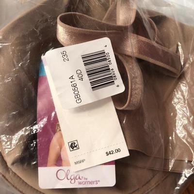 *NEW* Bali Intimates & Olga (Both: Color Nude; Size 40D) Womanâ€™s Bra Two (2) Quantity -Lot 448