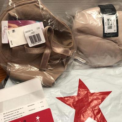 *NEW* Bali Intimates & Olga (Both: Color Nude; Size 40D) Womanâ€™s Bra Two (2) Quantity -Lot 448