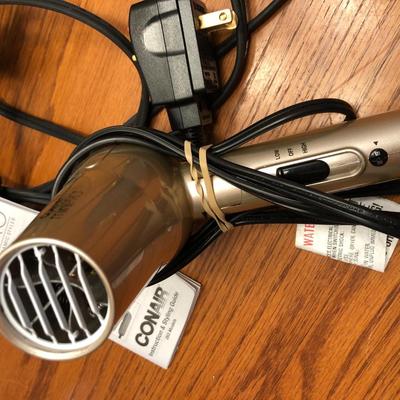 CONAIR Mini Pro Tourmaline Ceramic Styler & PRO Beauty Tools IONIC AC Motor Dryer w/ Attachments TESTED -Lot 449