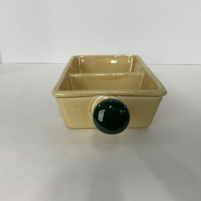 -78- DISHES | Rooster Metlox Poppytrail California Pottery | Bread, Divided Dish, & Handled Dish