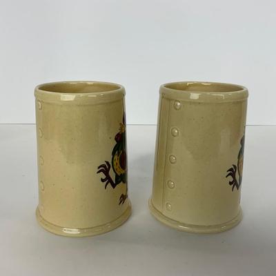 -79- DISHES | Rooster Metlox Poppytrail California Pottery | Mugs