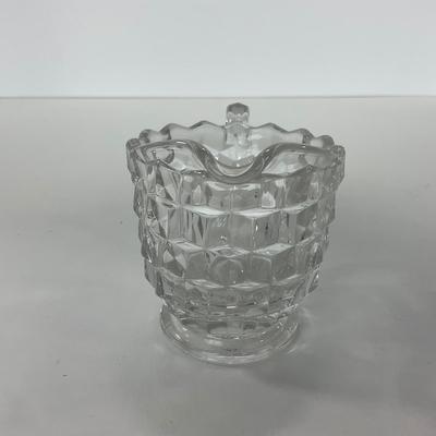 -82- GLASSWARE | American Fostoria Glass Co. | Creamer, Sugar, & Dishes
