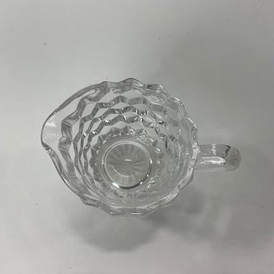 -82- GLASSWARE | American Fostoria Glass Co. | Creamer, Sugar, & Dishes
