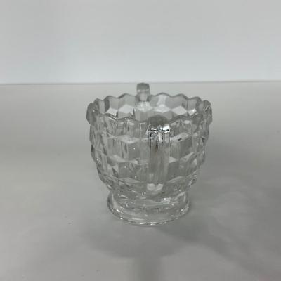 -82- GLASSWARE | American Fostoria Glass Co. | Creamer, Sugar, & Dishes