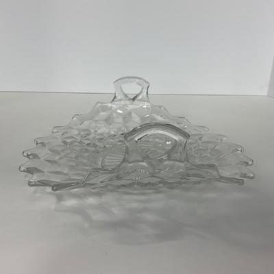 -83- GLASSWARE | American Fostoria Glass Co. | Bowl & Two Handled Dish