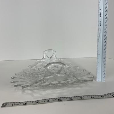 -83- GLASSWARE | American Fostoria Glass Co. | Bowl & Two Handled Dish