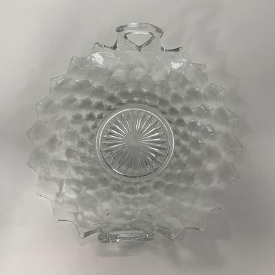 -83- GLASSWARE | American Fostoria Glass Co. | Bowl & Two Handled Dish