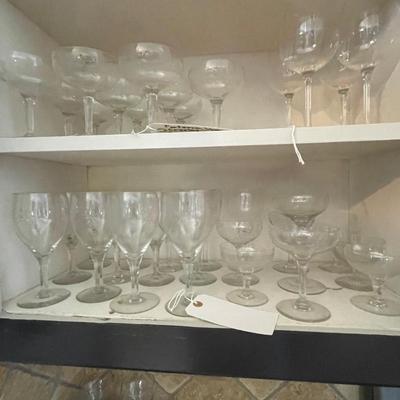 MCM Starburst stemware