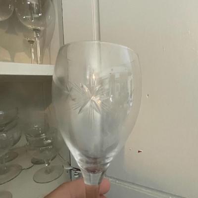 MCM Starburst stemware