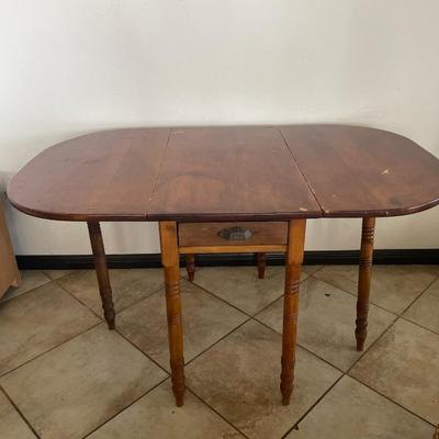Cute Wood Vintage Folding Table