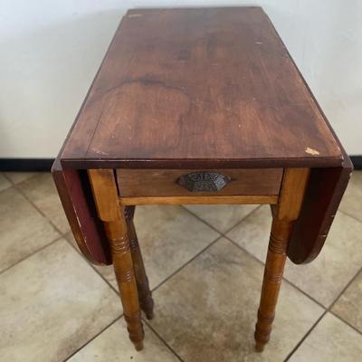 Cute Wood Vintage Folding Table