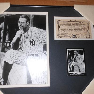 1939 LOU GEHRIG AUTHENTIC 8