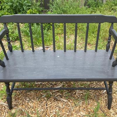 Cute wood bench