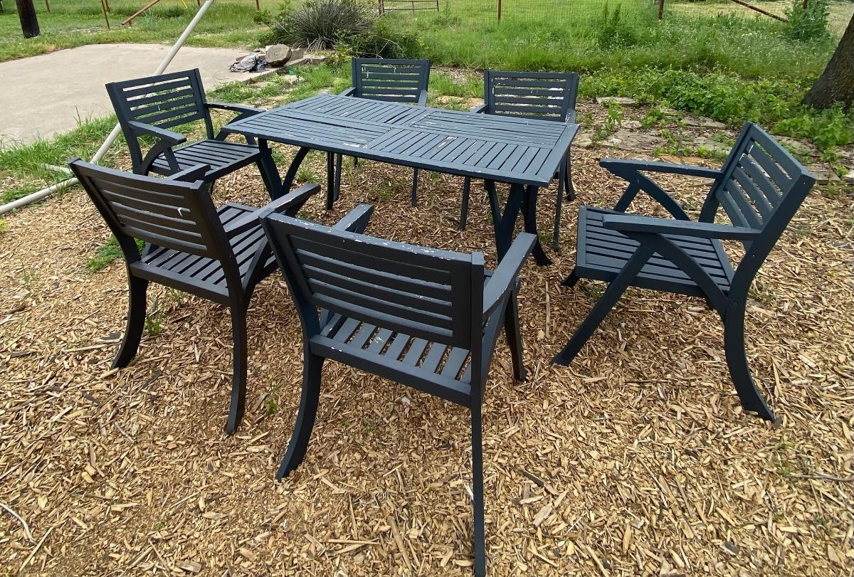 Wood Patio Set
