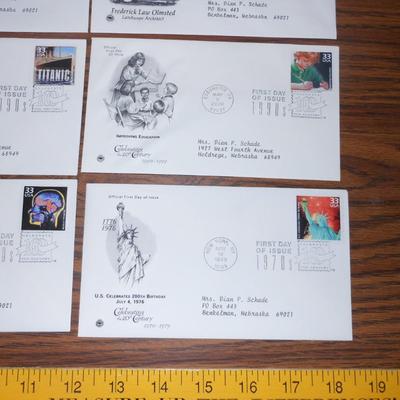 FIRST DAY OF ISSUE US POSTGE STAMP COVERS