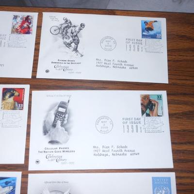 FIRST DAY OF ISSUE US POSTAGE STAMP COVERS
