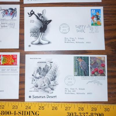 FIRST DAY OF ISSUE US POSTAGE COVERS