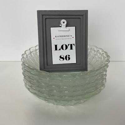 -86- GLASSWARE | Pretzel Indiana Glass Co. | Bowls