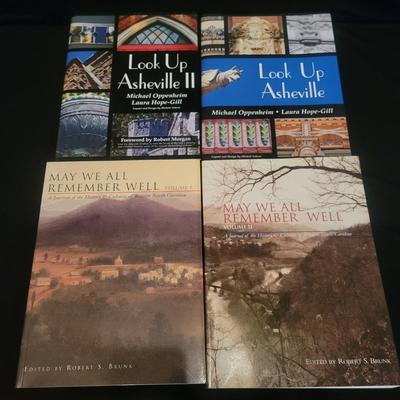Books, Cookbooks, and Posters about Asheville (LR-DW)