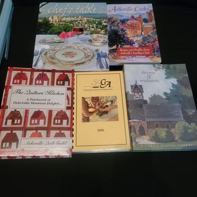 Books, Cookbooks, and Posters about Asheville (LR-DW)