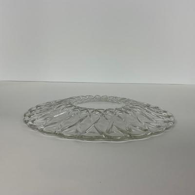 -87- GLASSWARE | Pretzel Indiana Glass Co. | Platters & Small Plates