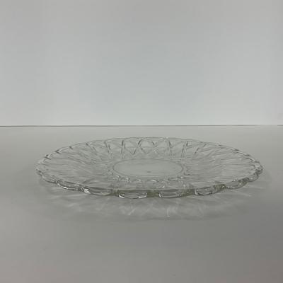 -87- GLASSWARE | Pretzel Indiana Glass Co. | Platters & Small Plates
