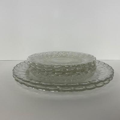 -87- GLASSWARE | Pretzel Indiana Glass Co. | Platters & Small Plates