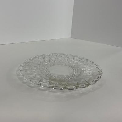 -87- GLASSWARE | Pretzel Indiana Glass Co. | Platters & Small Plates