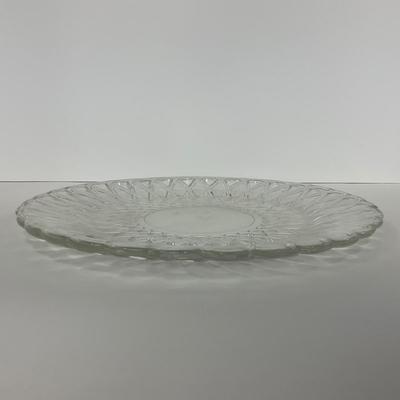 -87- GLASSWARE | Pretzel Indiana Glass Co. | Platters & Small Plates