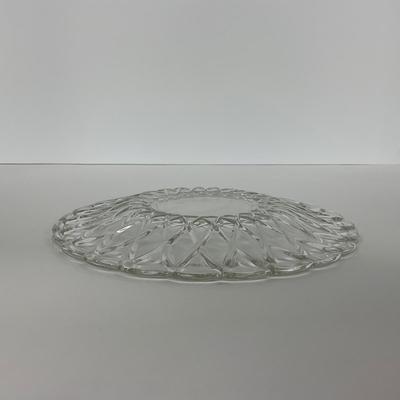 -87- GLASSWARE | Pretzel Indiana Glass Co. | Platters & Small Plates