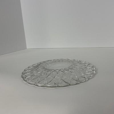 -87- GLASSWARE | Pretzel Indiana Glass Co. | Platters & Small Plates