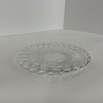 -87- GLASSWARE | Pretzel Indiana Glass Co. | Platters & Small Plates