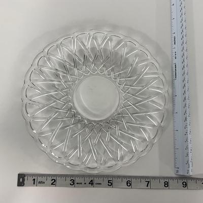 -87- GLASSWARE | Pretzel Indiana Glass Co. | Platters & Small Plates