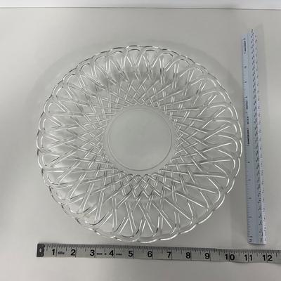-87- GLASSWARE | Pretzel Indiana Glass Co. | Platters & Small Plates