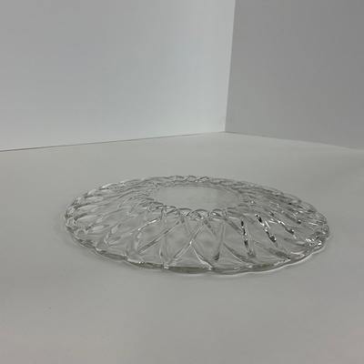 -87- GLASSWARE | Pretzel Indiana Glass Co. | Platters & Small Plates