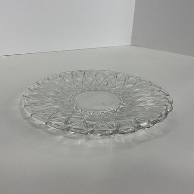 -87- GLASSWARE | Pretzel Indiana Glass Co. | Platters & Small Plates