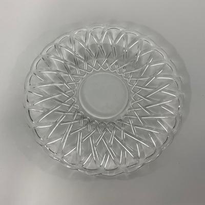 -87- GLASSWARE | Pretzel Indiana Glass Co. | Platters & Small Plates