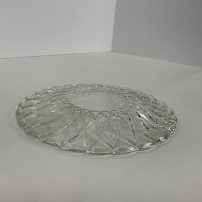 -87- GLASSWARE | Pretzel Indiana Glass Co. | Platters & Small Plates