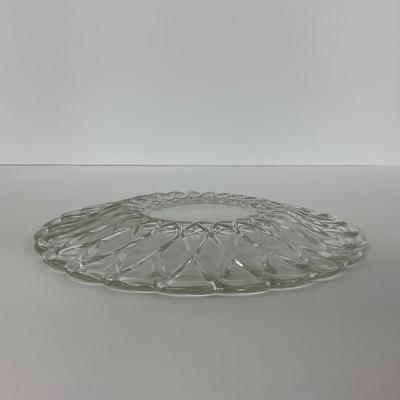 -87- GLASSWARE | Pretzel Indiana Glass Co. | Platters & Small Plates