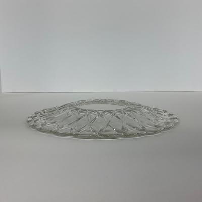 -87- GLASSWARE | Pretzel Indiana Glass Co. | Platters & Small Plates