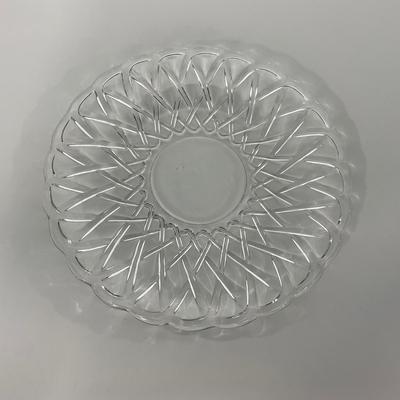 -87- GLASSWARE | Pretzel Indiana Glass Co. | Platters & Small Plates