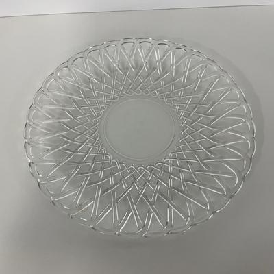 -87- GLASSWARE | Pretzel Indiana Glass Co. | Platters & Small Plates