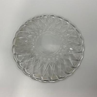 -87- GLASSWARE | Pretzel Indiana Glass Co. | Platters & Small Plates