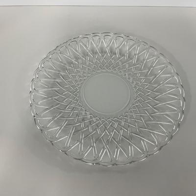 -87- GLASSWARE | Pretzel Indiana Glass Co. | Platters & Small Plates