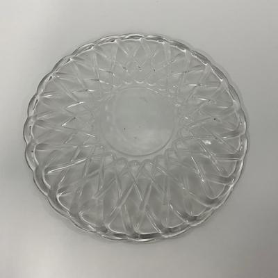 -87- GLASSWARE | Pretzel Indiana Glass Co. | Platters & Small Plates