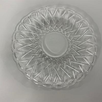 -87- GLASSWARE | Pretzel Indiana Glass Co. | Platters & Small Plates