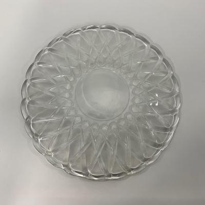 -87- GLASSWARE | Pretzel Indiana Glass Co. | Platters & Small Plates