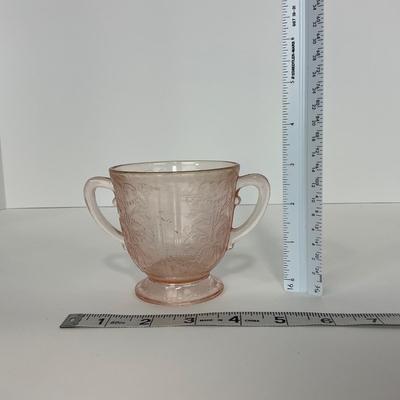 -88- American Sweetheart Macbeth Evans Glass Co. | Platter & Sugar Dish