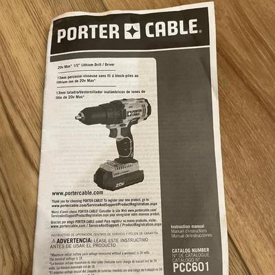 PORTER CABLE ~ Lithium Drill & Impact Driver / Charger